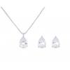 Gloria Hope necklace and earrings set